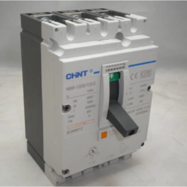 MCCB / Mold Case Circuit Breaker Chint NM8-125S 3P 50 kA