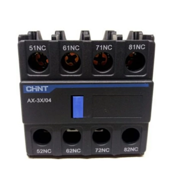 Auxiliary Contactor Chint Block Contact AC 4NC  AX-3X/04