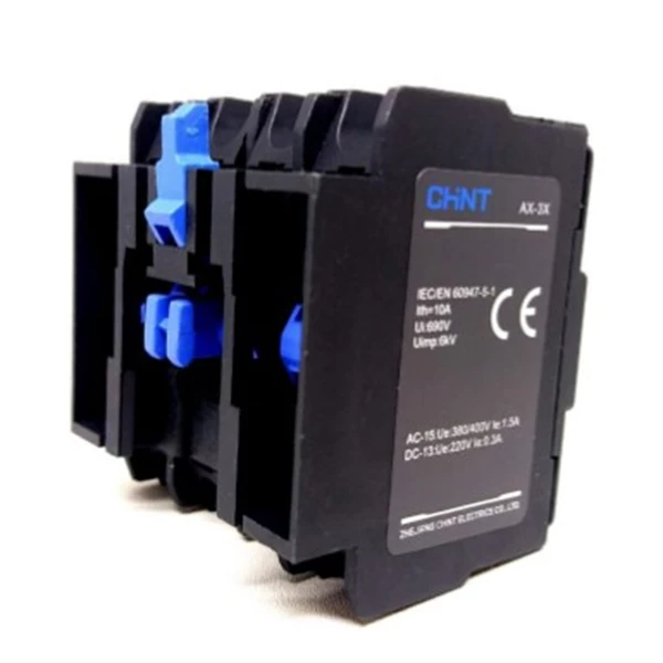 Auxiliary Block Contactor AC CHINT 2NO 2NC AX-3X/22