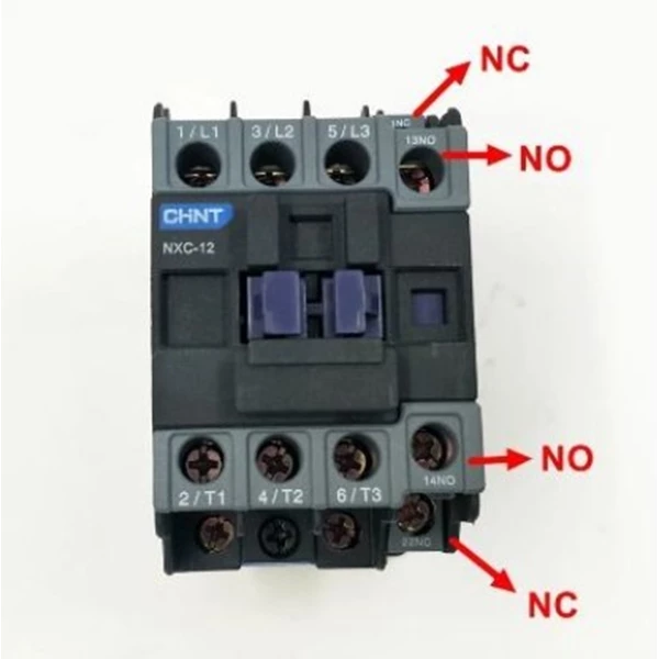 Contactor Chint NXC - 12 5.5kW 3P 220V (1NO + 1NC)