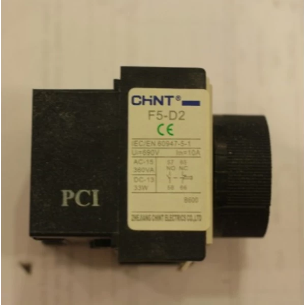 Auxiliary Contactor Off Delay Timer Chint NC1 F5-D2 - Tor Contactor