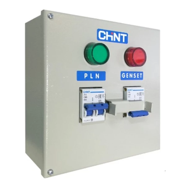 Panel Interlock Switch PLN - Genset Chint 2P (Pengganti Ohm Saklar)